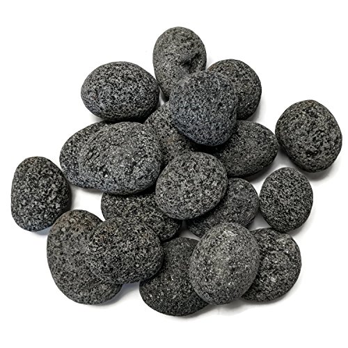 Midwest Hearth Natural Tumbled Lava Stones for Gas Fire...