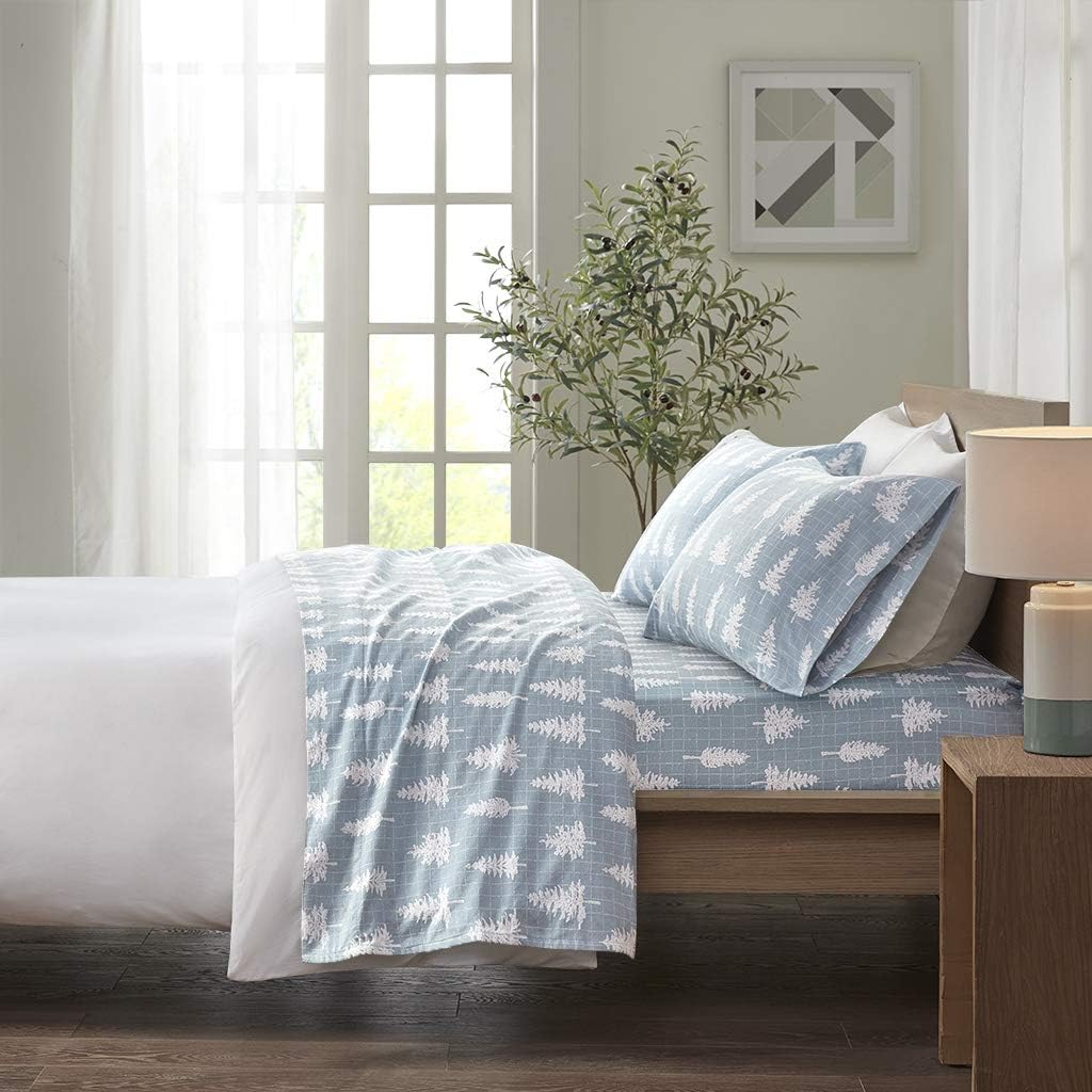 SLEEP PHILOSOPHY True North Cozy Flannel Warm 100% Cotton Sheet - Image 3