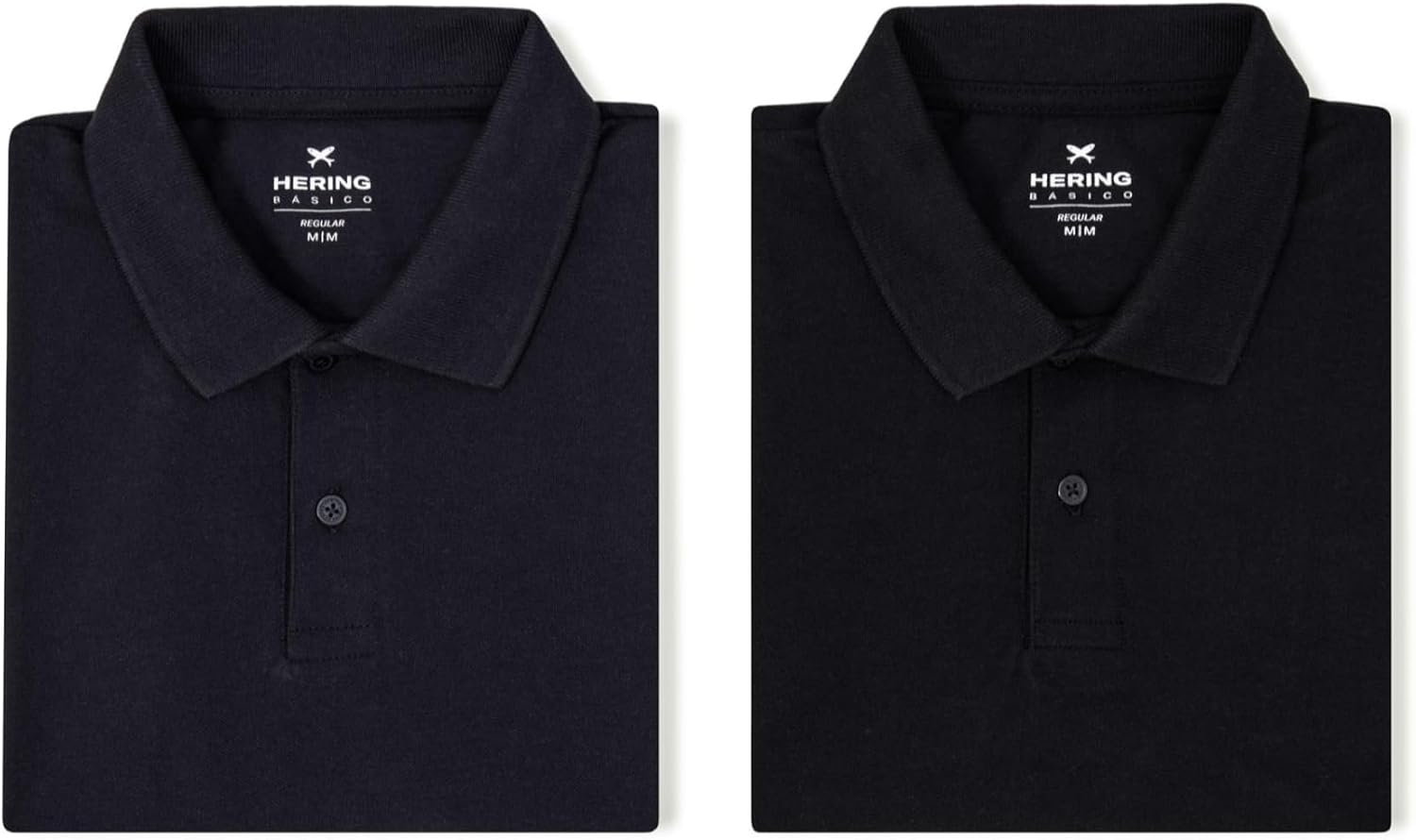 Kit Com 2 Camisas Polo Básicas Masculinas Kit Com 2 Camisas Polo Básicas Masculinas