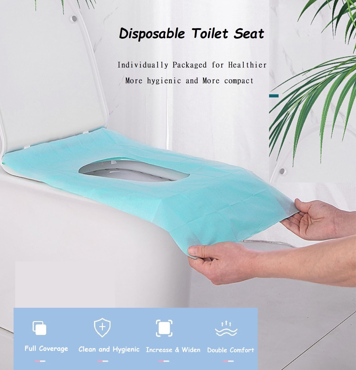 Copriwater usa e getta 30 pezzi impermeabile per bambini adulti donne incinta viaggio campeggio