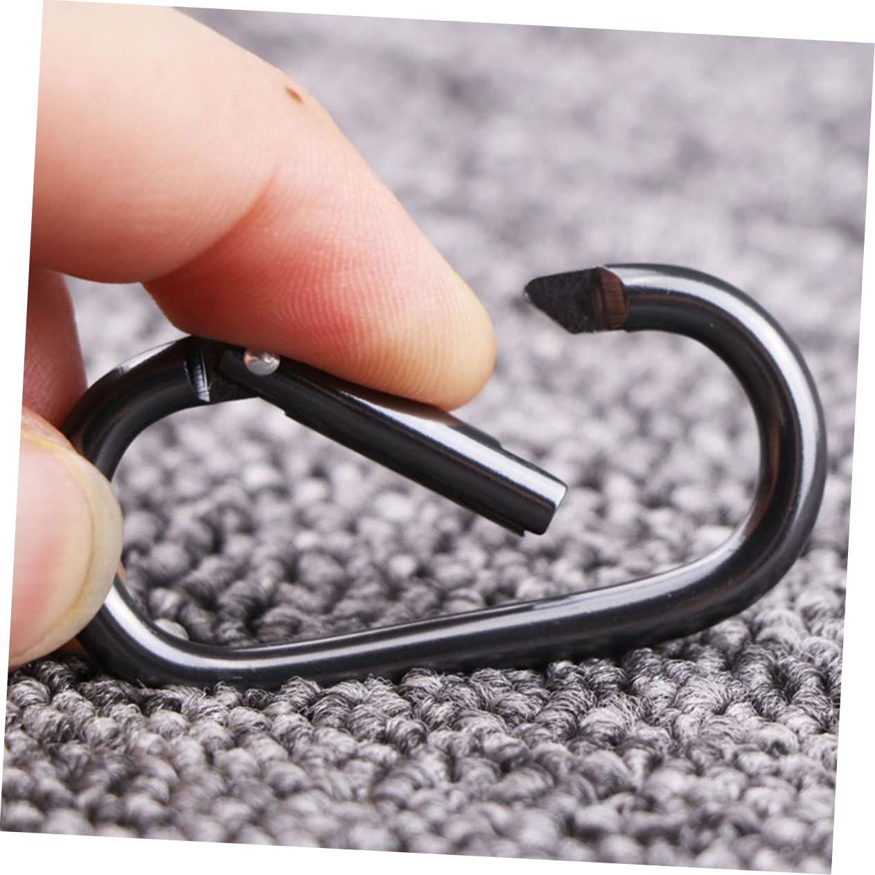 UPKOCH 3 Sätze Oval Buckles Für Wasserflaschen Und Taschen Praktische Karabiner Für Camping Und Outdoor Aktivitäten Und Langlebig 20 Stück * 3