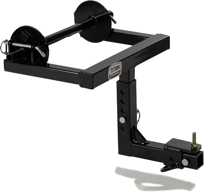 Titan Distributors Inc. Barbed Wire Unroller Bolt On ATV Or 2" Receiver Hitch Compatible and for Fencing