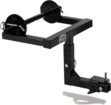 Titan Distributors Inc. Barbed Wire Unroller Bolt On ATV Or 2" Receiver Hitch Compatible and for Fencing