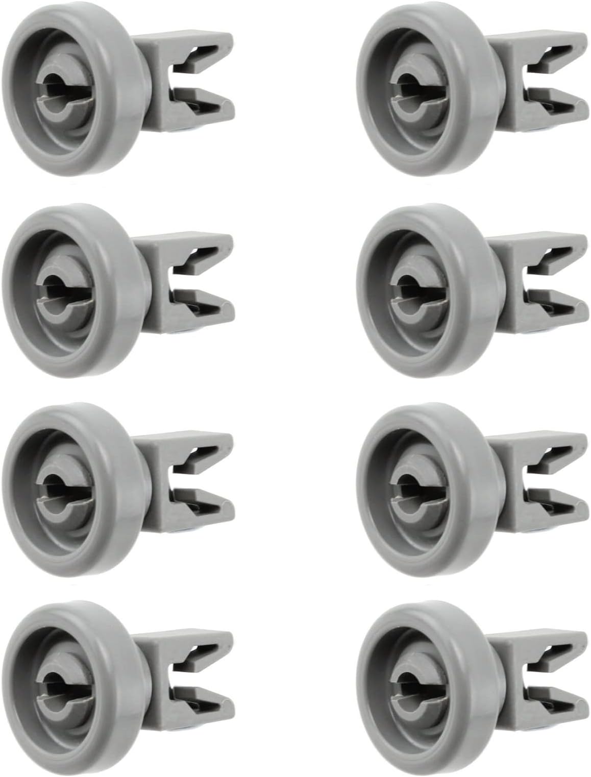– 8 x Place4parts Upper Top Basket Dishwasher Wheels Runners for AEG, Electrolux, Zanussi, Tricity Bendix, Diameter 25mm, 50269970005, 50278101006