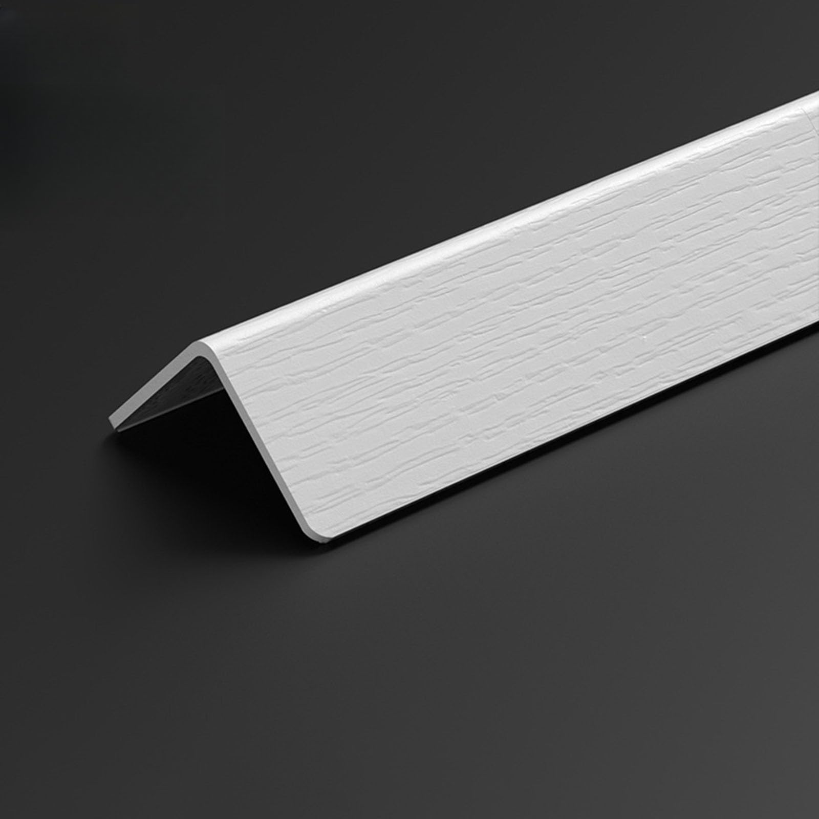 Protector pared Esquina Moldura Protectora Para Esquinas De Pared, 90-240 Cm De Largo, Borde Con Veta De Madera Blanca, Paragolpes/protector Que Protege Los Bordes De Las Paredes(4 pack,L 36in(91.4cm)