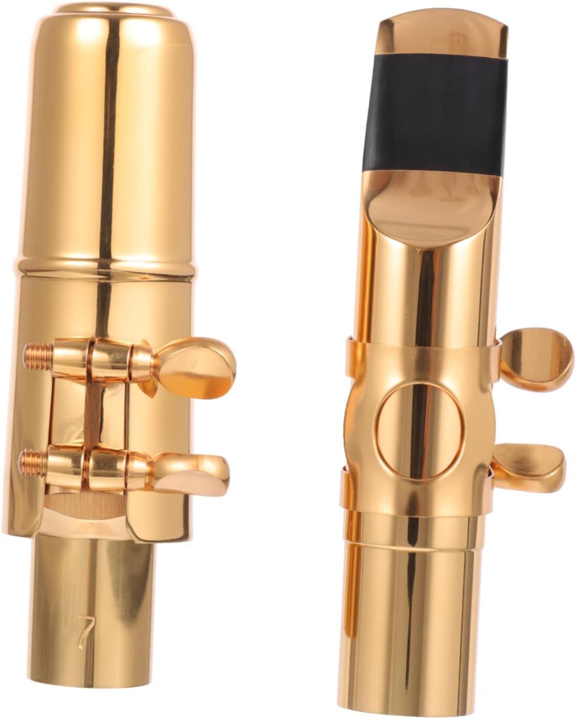 Toyvian Gilded Saxophone Clarinet Kit Alto Sax Mouthpiece Saxophone Accessories for Musicians