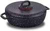 KORKMAZ GUSTO PLUS VOLKANIT LOW CASSEROLE (LARGE 3.7 qt)