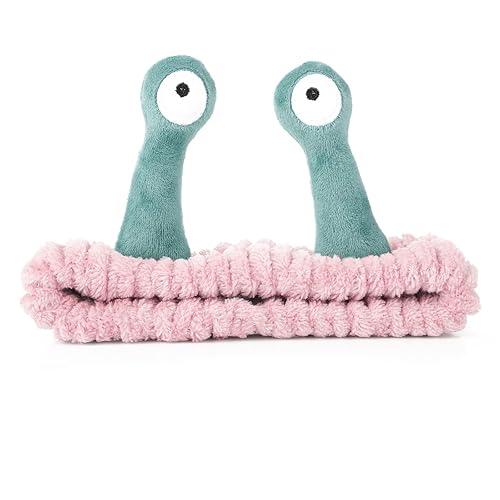 Miniatura 25 de Diadema de lavado facial, bandas para el cabello de spa de palma y caracol, diademas de maquillaje para mujeres, diadema elástica de forro polar