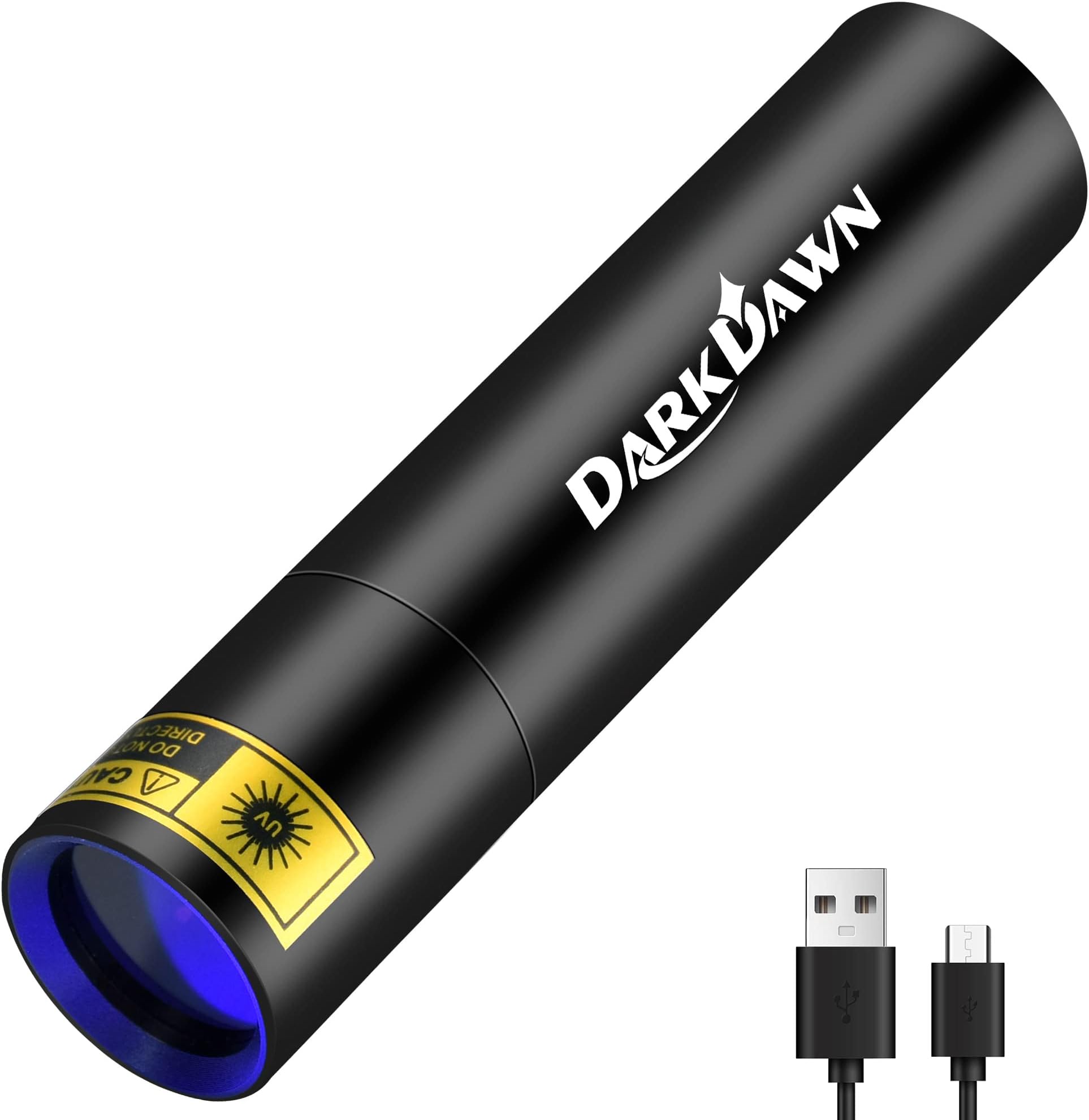 Amazon.co.jp DARKDAWN UV 365nm ブラックライト ミニ 強力 ウッズランプ 充電式 USB ブラックライト