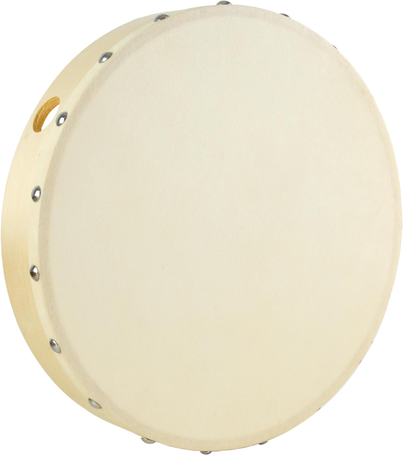 A-Star10 inch Handheld Pre-Tuned Hand Drum, Natural Skin Head, 25cm Diameter Frame Drum