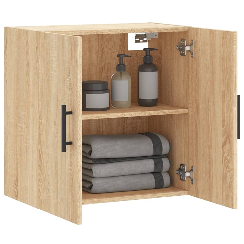 Armadio da parete in rovere Sonoma, 60 x 31 x 60 cm, in legno