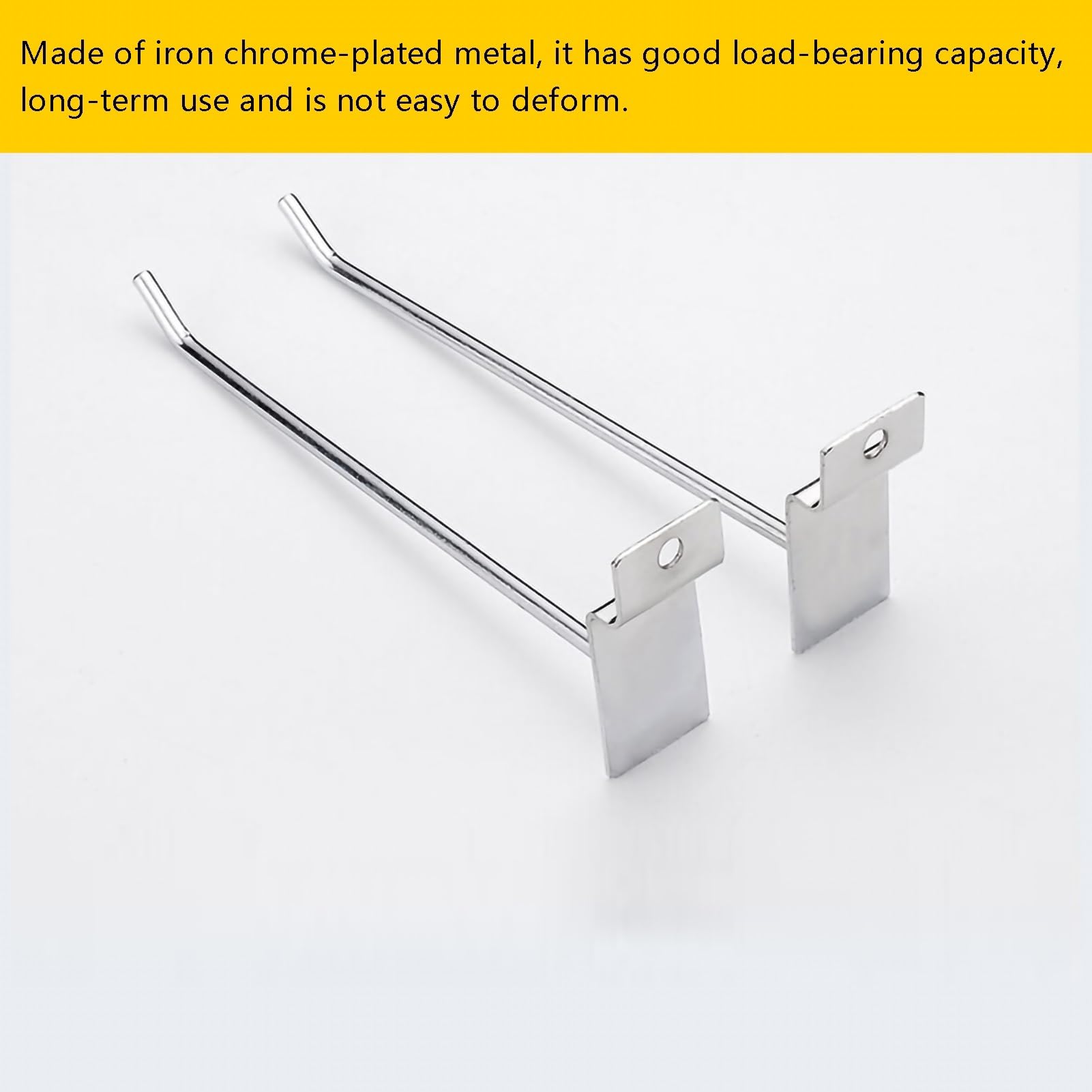 Stecktafelhaken, 9,8-Zoll-Lamellenwandhaken, Display-Panel-Haken, 30 Stück Lamellenbretthaken for Paneele, handelsübliche Lamellenwand-Deluxe-Haken for Garagengeschäfte, Einzelhandelsdisplays