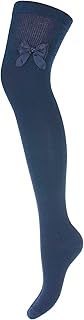 MILENA Calcetines hasta el muslo por encima de la rodilla con lazo negro Cada ocasión Calcetines sensuales Múltiples colores Cálido Moda Gran regalo Mujeres de todas las edades y estilos