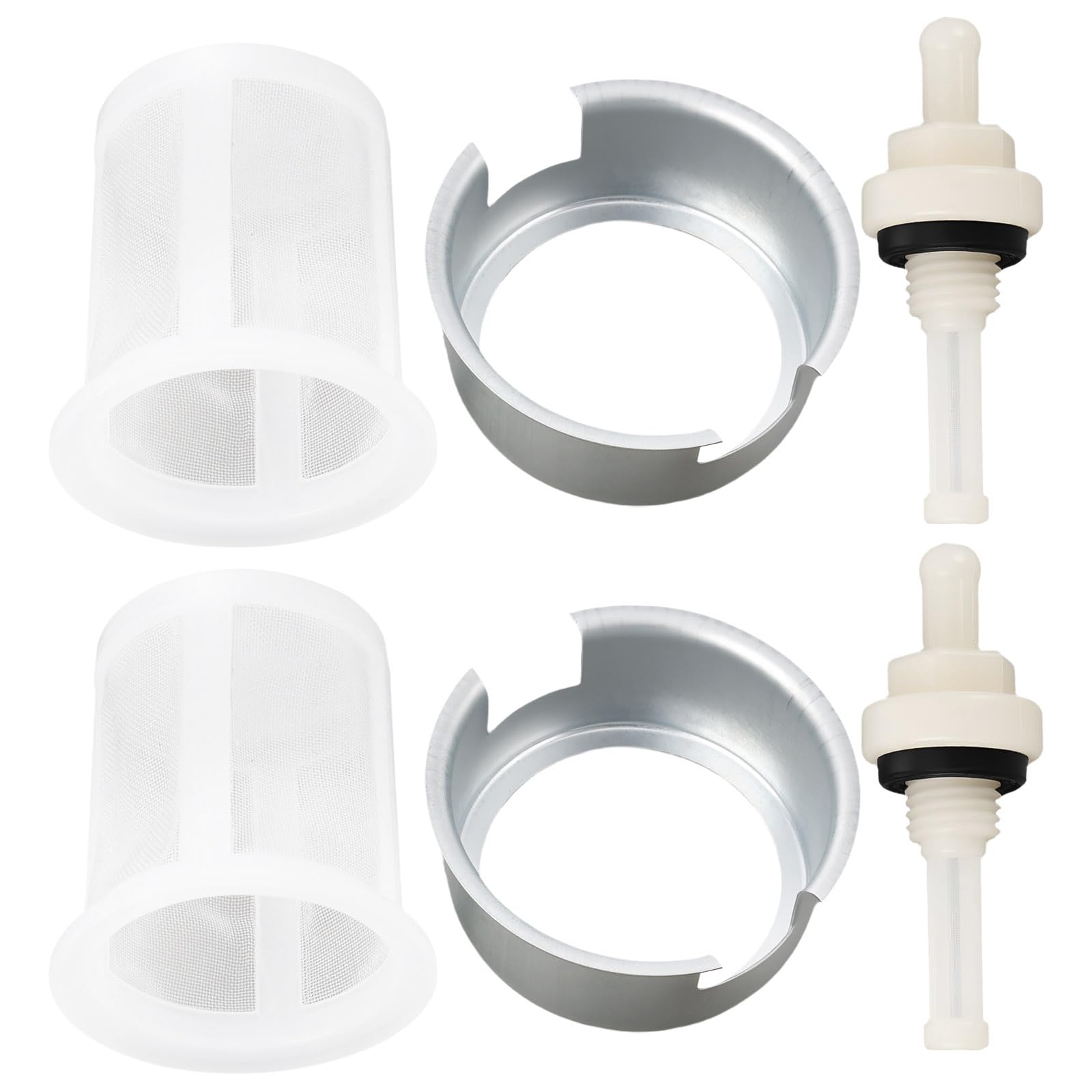 ECSiNG 2Sets Lawn Mowers Fuel Gas Tank Filter Kit for GX160 5.5HP and GX200 6.5HP Gas Engine