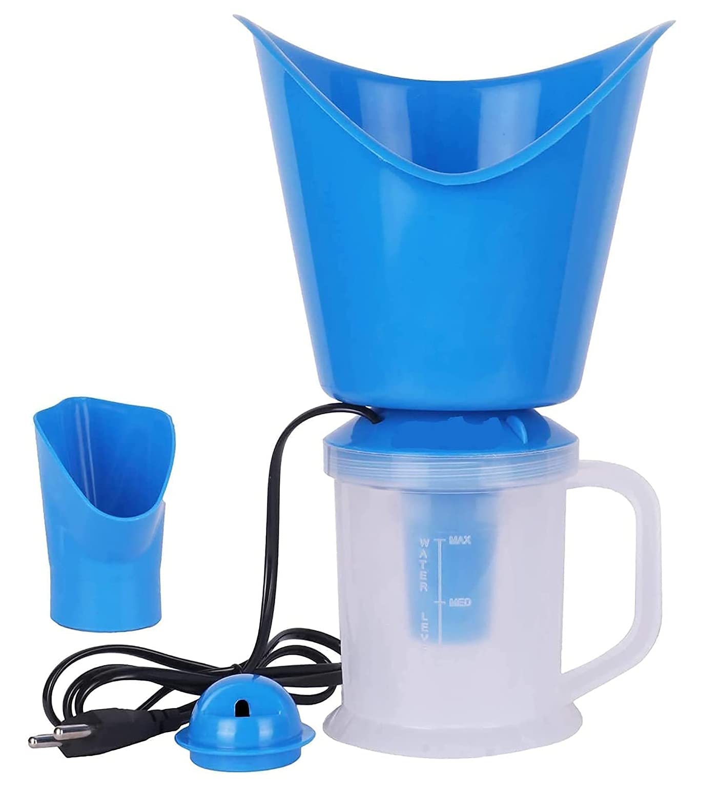 Kuber Industries 3 in 1 Plastic Steam Vaporizer For Cold and Cough (Blue) (B097ZYBRDK) Amazon Price History, Amazon Price Tracker