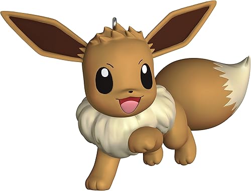 Hallmark Keepsake Adorno navideño 2022, Pokémon Eevee, resina