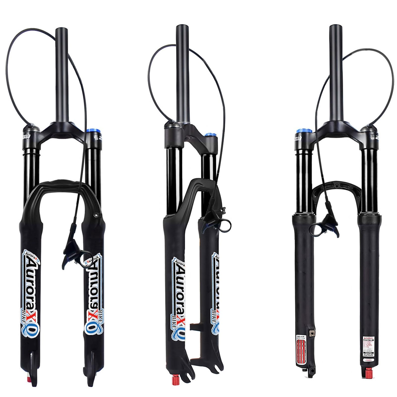 Fourche à air VTT avec réglage du rebond AIR-34 pour amortir les chocs en XC