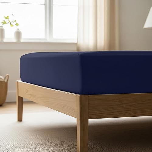 Miniatura 65 de Mellanni California King Fitted Sheet - Iconic Collection Bedding Sheets with up to 16 inch Deep Pocket - Soft & Cooling - Fade & Stain Resistant