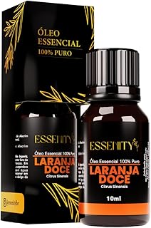 Óleo Essencial de Laranja Doce 10ml 100% Puro – Energizante, Clareza Mental, Aromaterapia, Massagem, Purifica Ambientes – ESSENITY