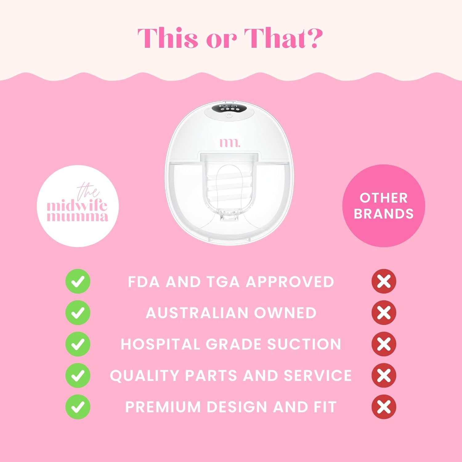 TMM Wearable Breast Pump, Hands Free Wireless Breast Pump, 4 Modes, 12 Suction Levels, Portable & Lightweight, 24mm Flange - 1 Pack - Image 4