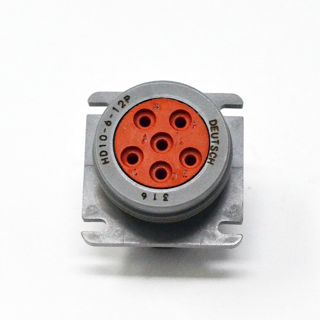 Deutsch HD10 Series Diagnostic Connector Kits (6 Pin Gray Male, 10AWG Stamped Pins)