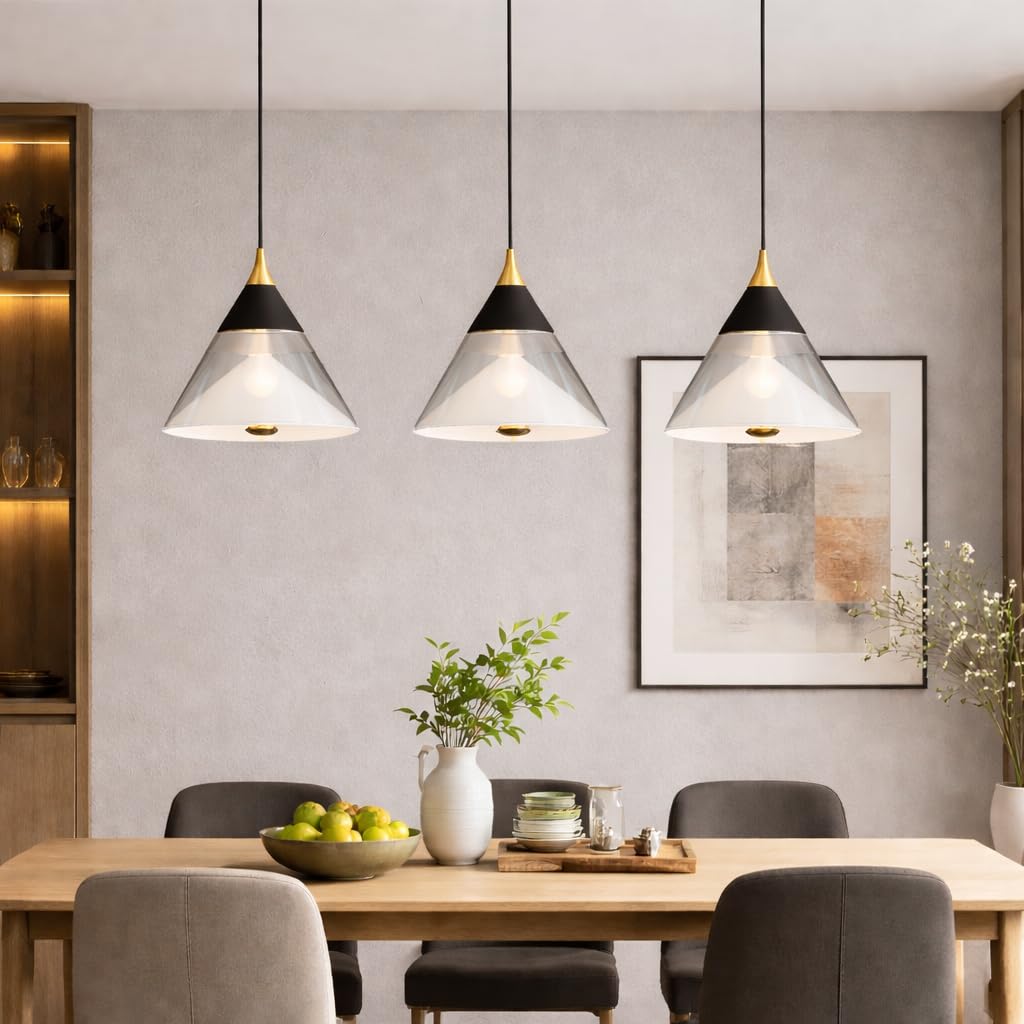 LED Pendelleuchte Hängelampe Schwarz, 29W, 4000K