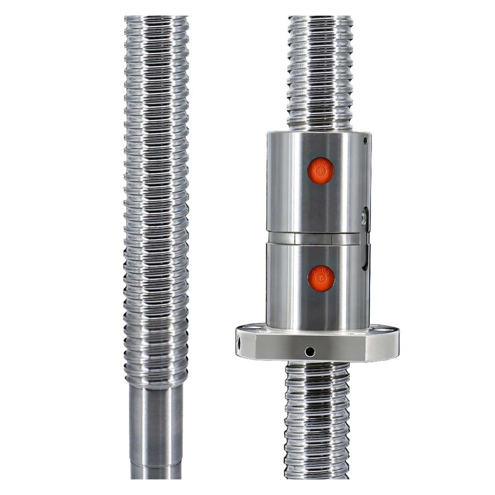Metal Ball Screw nut DFU 2005 600mm -1100mm Screw Ballscrew + Double Ballnut for CNC Router(800mm)