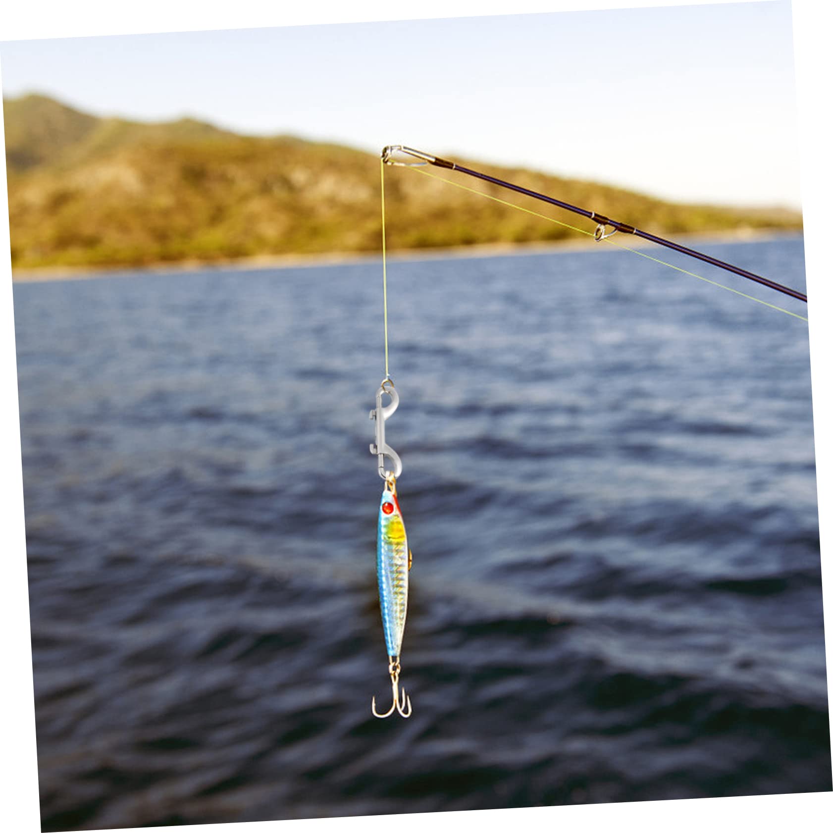 KICHOUSE Double Ended Bolt Snap Hooks Long Clip Accessories Strong Hooks for Pet Keychain Straps Home Farm