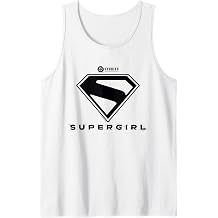 Supergirl 2026 Black Shield Tank Top