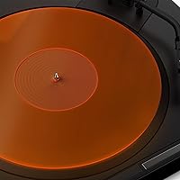 Vista 9 de Alfombrilla para tocadiscos para tocadiscos, tapete de vinilo para tocadiscos, antiestático, más apretado y bajo definido, transparente D