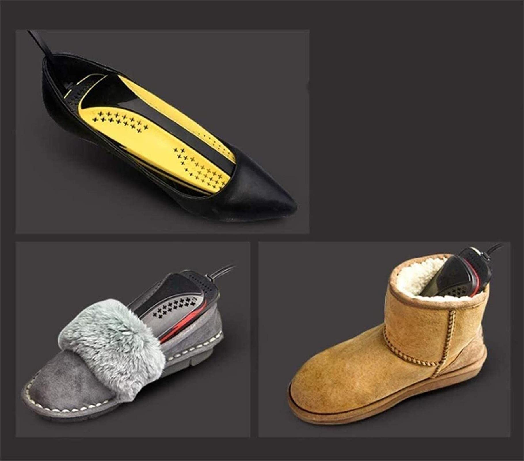 Asciuga scarponi, asciuga scarponi, asciuga guanti e scalda scarponi con soffiatore di calore, rack regolabile portatile, scaldapiedi elettrico per scarpe, guanti, cappelli, calzini, scarponi da