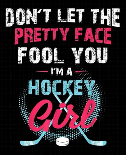 I'm A Hockey Girl Composition Notebook: Ice Hockey Player Wide Ruled Book 7.5 x 9.25 in, 120 pages, journal for girls boys, kids, ... (Ice Hockey Composition Books)