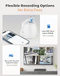 REOLINK 4K Poe IP Système d'appareil photo, détection de personne/de véhicule/d'animal intelligent, laspe de temps, IP67 Sécurité extérieure étanche, enregistrement continu, 512GB microSD Stockage des cartes (non inclus), RLC-820A