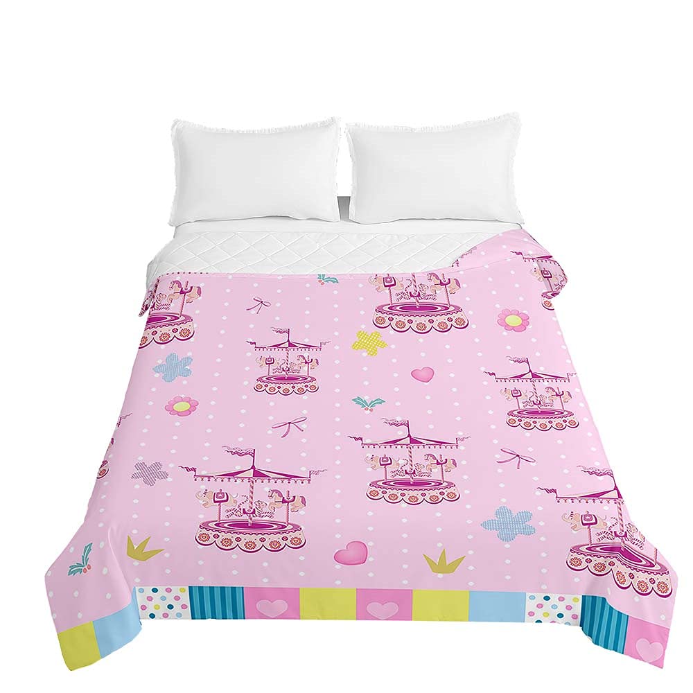 Couvre-lit matelassé anti-plis en microfibre douce pour lit toujours impeccable