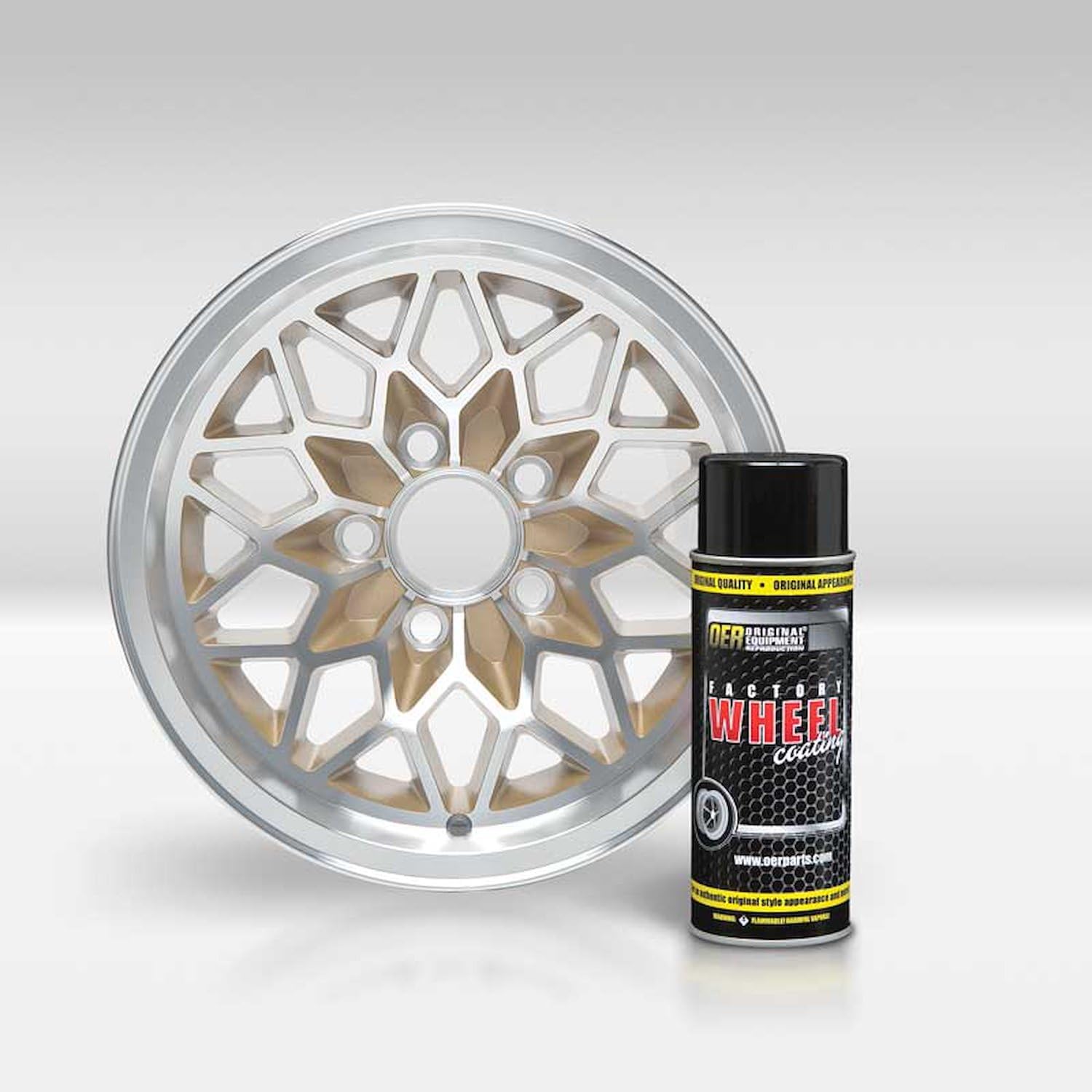 FACTORY PLACER GOLD WHEEL PAINT FOR SNOWFLAKE WHEELS