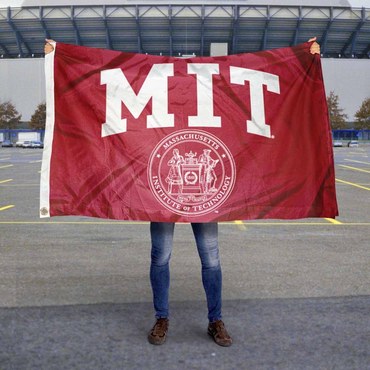 MIT Engineers Massachusetts University Large College Flag - Image 5