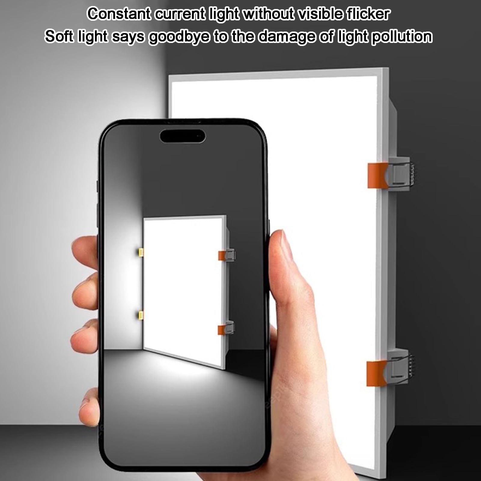 Luci LED a schermo piatto da 28 W, sottile, retroilluminato, a risparmio energetico, facili da installare, perfette per ufficio, cucina, bagno, soluzioni di illuminazione
