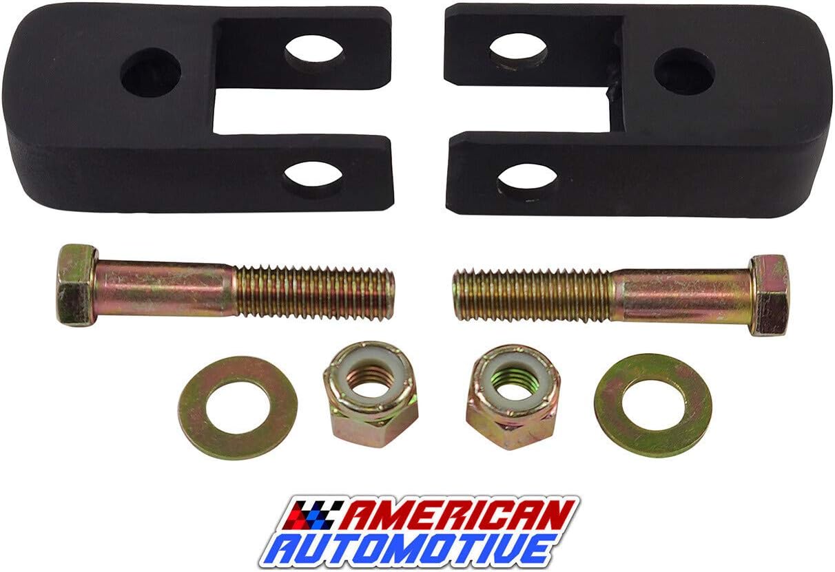 American Automotive 1-3" Front Suspension Shock Extender Leveling Kit Lift Kit for 1999-2007 Silverado Sierra 1500