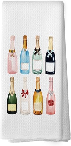 Miniatura 13 de Accesorios para carrito de bar, toallas de cocina, decoración de carrito de bar, accesorios de champán, decoración de baño, regalos de anfitriona