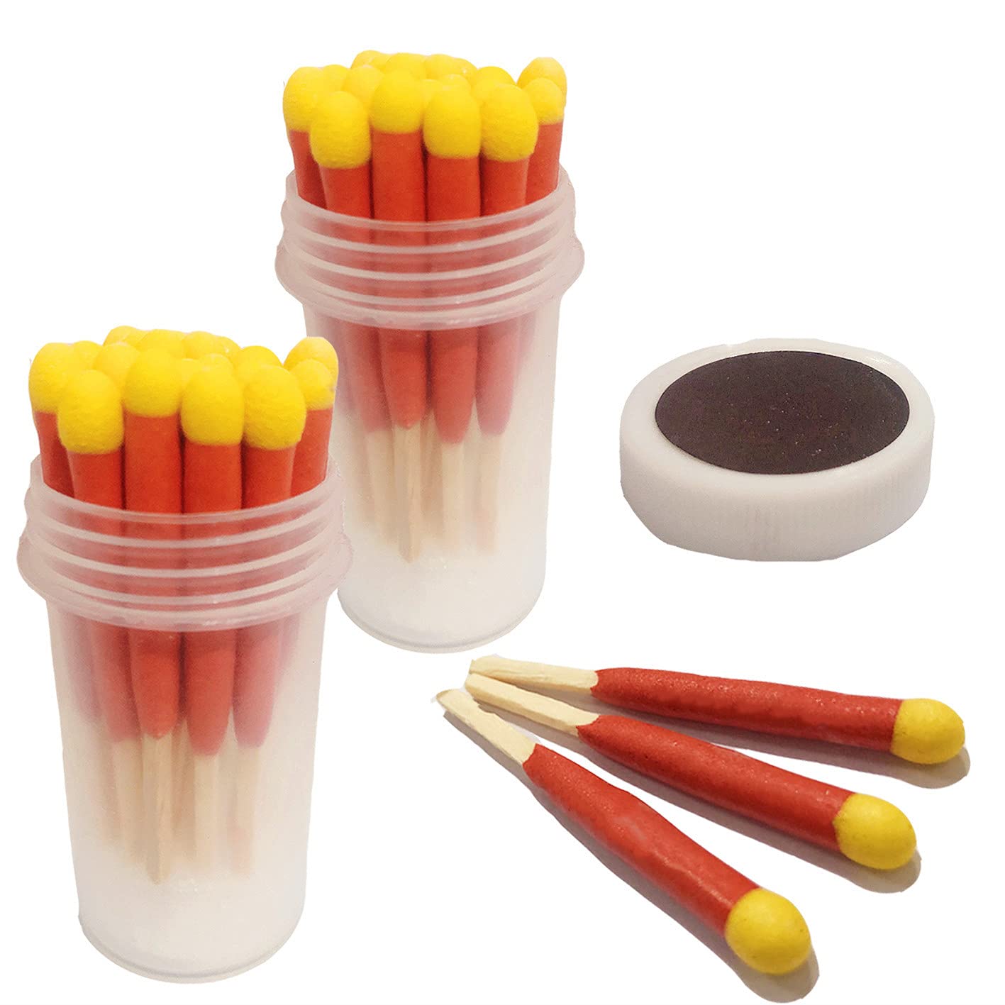 Kit De 20 Allumettes étanches Et Coupe-vent - Étanches Même Immergées, Pour Camping, Randonnée, Survie