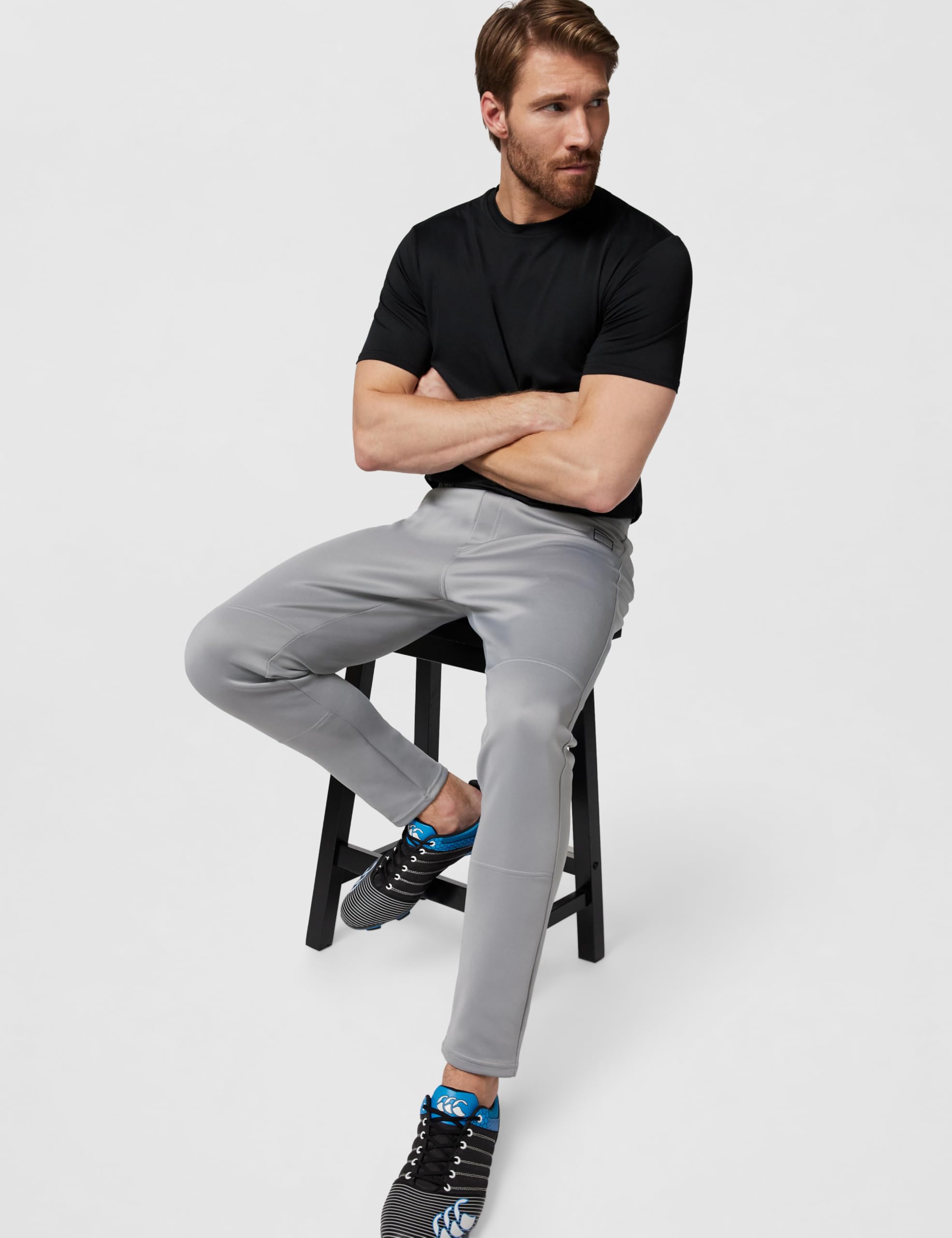Rawlings Herren Hose Rawlings | Pro 150 Series Baseball Pant | Jogger Fit | Adult Sizes | Solid & Piped Options