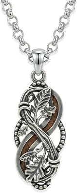 Wood Necklace Silver Fox/Phoenix/Horse Horseshoe/Dragonfly/Celtic Knot Fairy Whimsy Jewelry Whimsical Gifts for Women