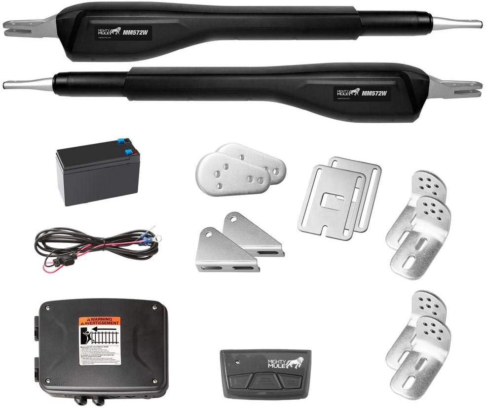 Mighty Mule MM572W Components and Mounting Hardware