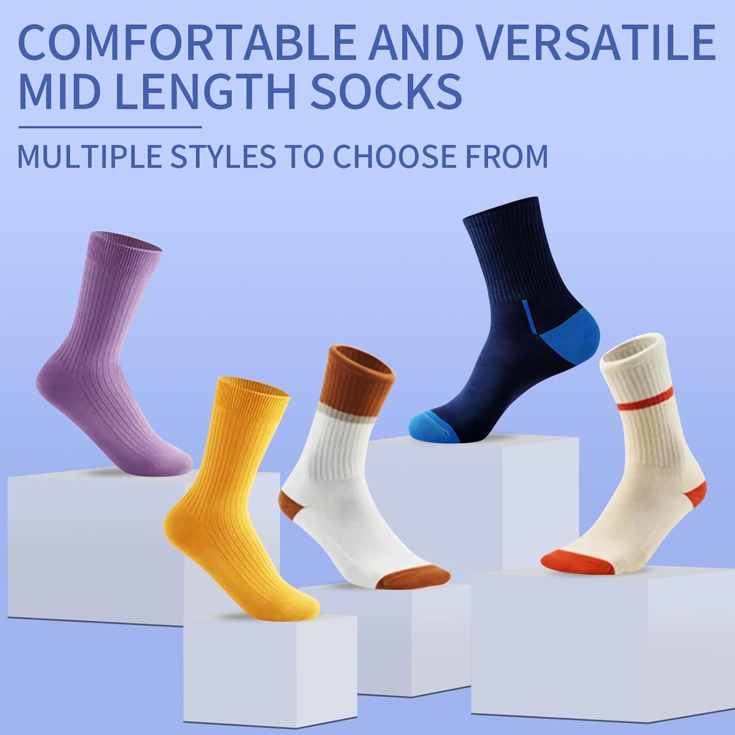 200 Pairs Quarter Socks Various Sample Value Socks Bulk Pack for Men Women Unisex Homeless Donation - Image 3