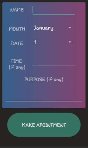 APPOINTMENT MAKER
