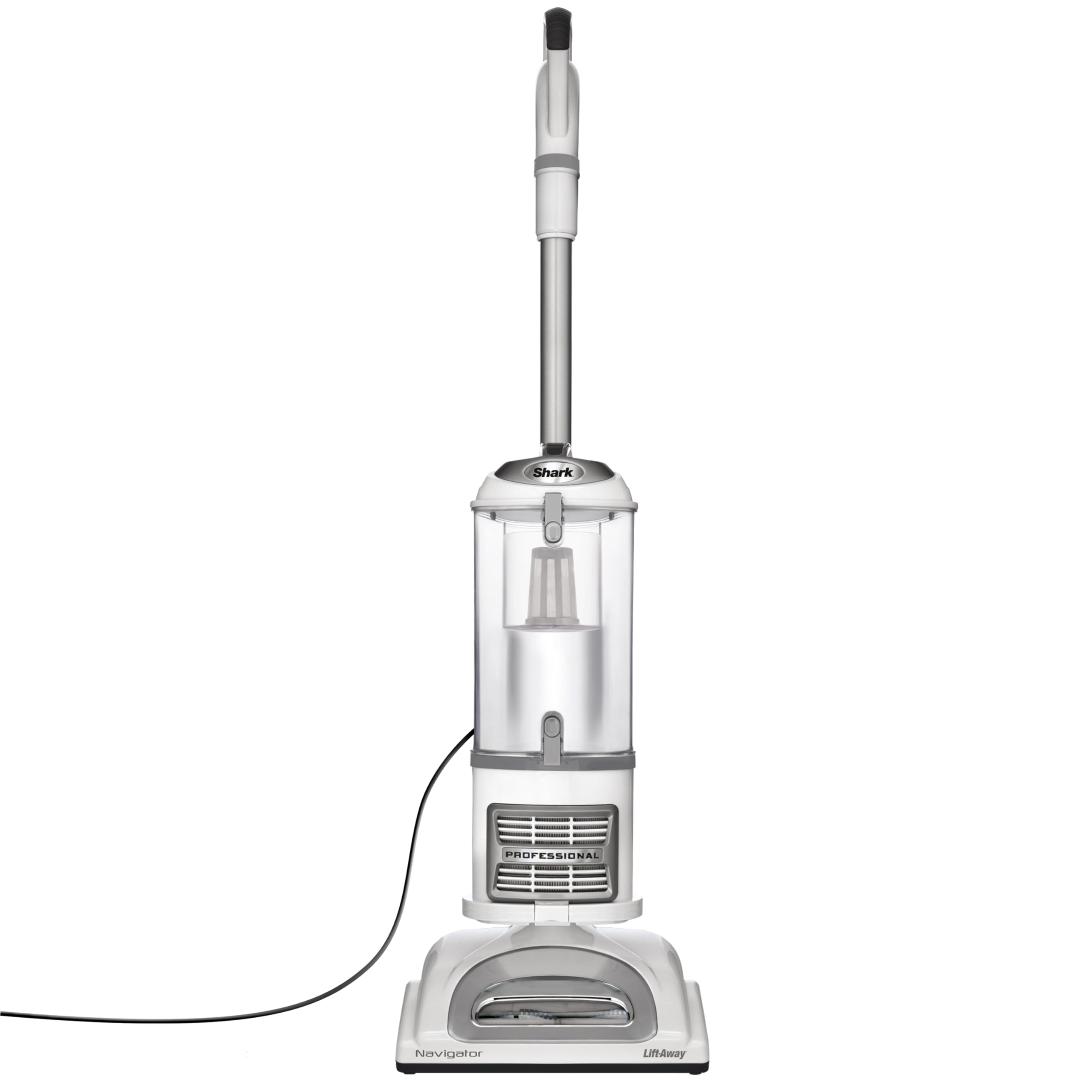 Shark | Upright Vacuum Cleaner | Navigator Lift-Away | Swivel Steering | HEPA Filter | Vacuum for Pet Hair | Crevice Tool & Dusting Brush Included | For Carpets & Hard Floors | White/Silver | NV356E