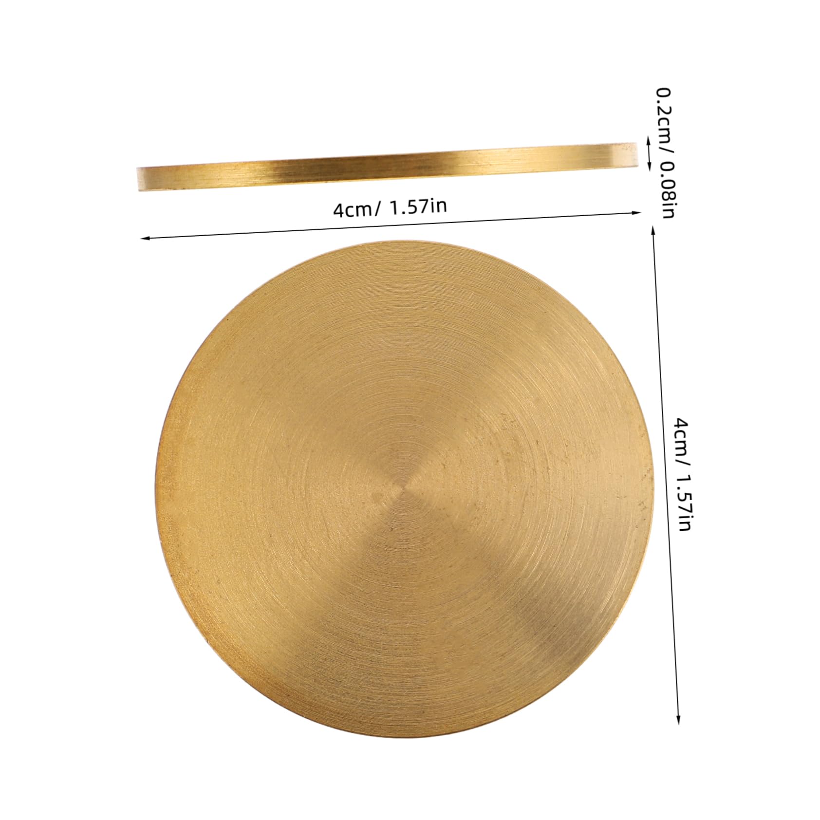 LALAFINA Hand-Pressed Stamping Blank Plier-Mounted Stamps Metal Stamping Sheets for Concave/Convex Seals DIY Projects