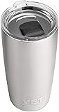 YETI Rambler 20 oz Stainless Steel Vacuum Insulated Tumbler w/MagSlider Lid All Stainless Steel 1 Count (Pack of 1)