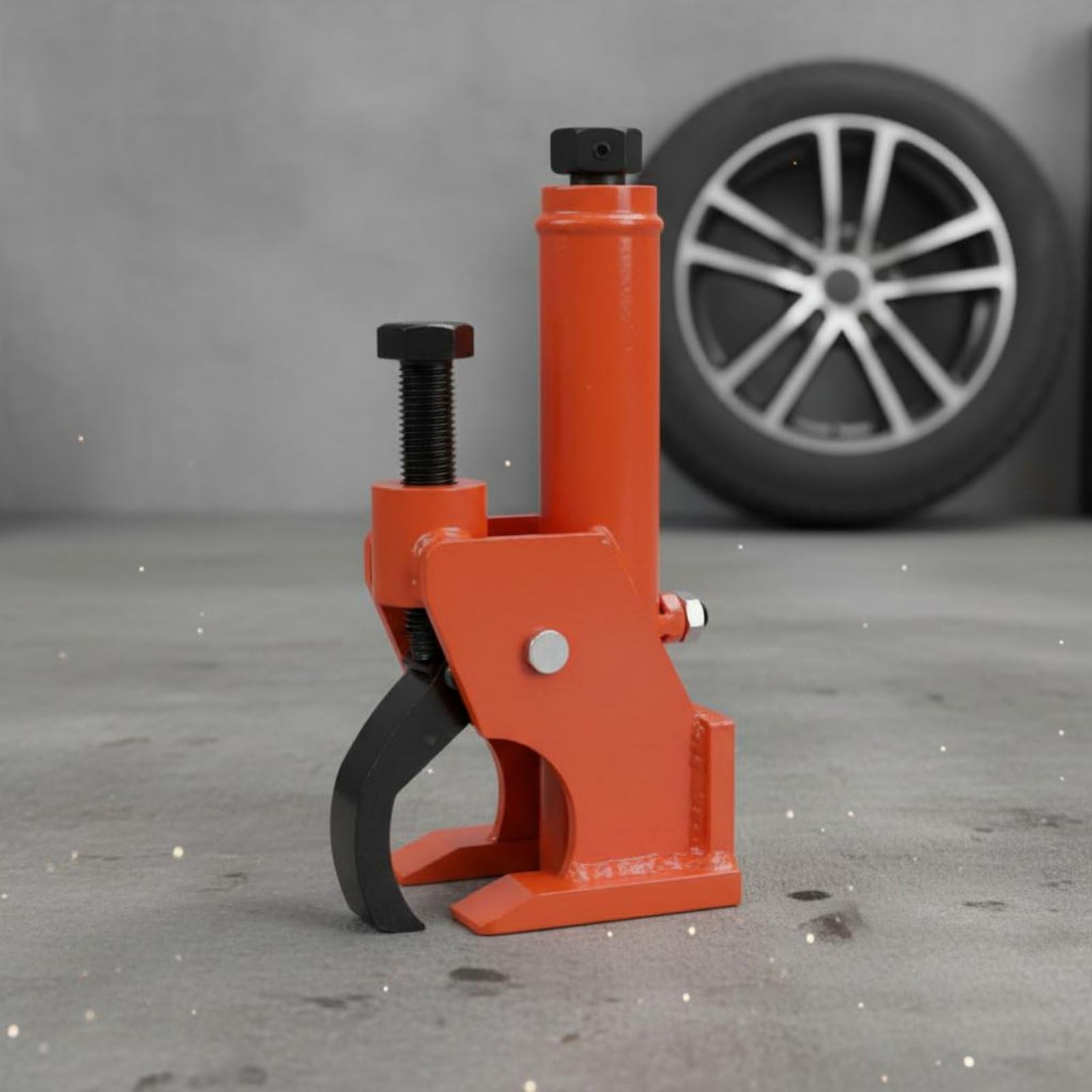 Generic Smontagomme Manuale Attrezzatura Smontaggio Pneumatici Bead Breaker Leveraggio Controllato Struttura in Ferro Compatta Portatile 5.5kg Adatta per Officina Banco Lavoro Manutenzione Auto