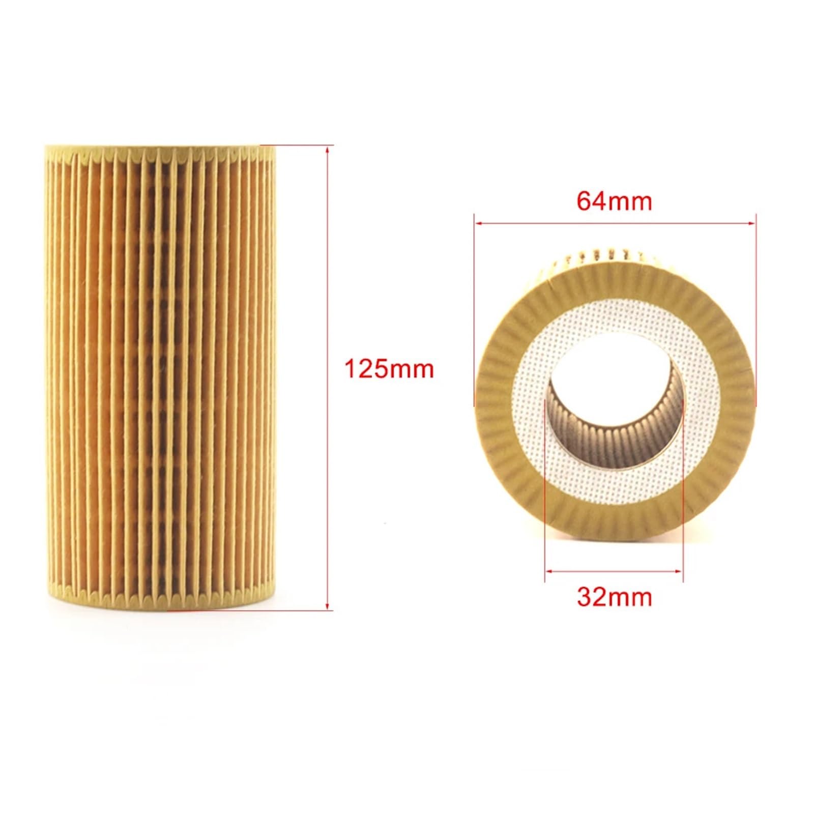 MOTOHIRO 6 uds 10 Uds 059198405B Elemento de Filtro de Aceite de Coche Adecuado for A4 A5 A6 A7 3,0t Sportback Q7 Q8 HU6002Z Filtros de Aceite para vehículos (Size : 6pcs)